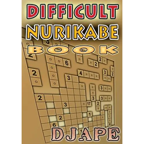 Difficult Nurikabe book: 200 puzzles