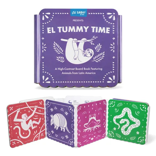 Tummy Time: A High-Contrast Board Book Featuring Animals from Latin America
