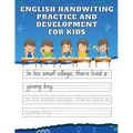 English Handwiting Practice and Development Book for Kids