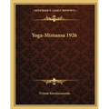 Yoga-Mimansa 1926