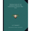 Transactions of the London Lodge of the Theosophical Society 1895-1913