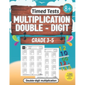 Double-digit timed tests: multiplication: multiplication Practice Book for Digits Grades 3-5 / Tables 0 - 12 / Math Drills / 105 Practice Pages