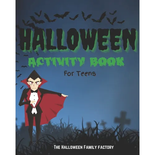 Spooky Halloween Activity Book: For Teens