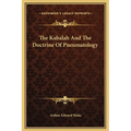 The Kabalah And The Doctrine Of Pneumatology