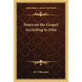 Notes on the Gospel According to John