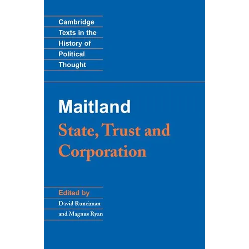 Maitland: State, Trust and Corporation