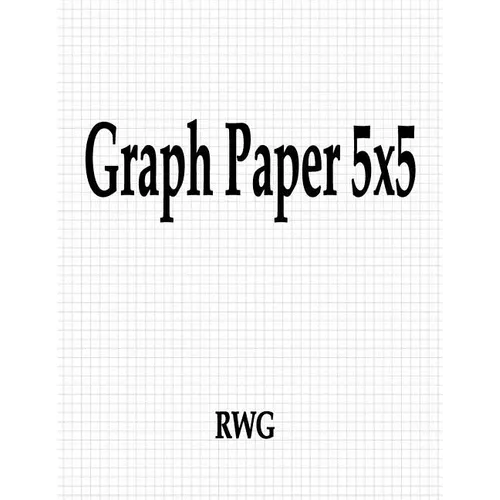 Graph Paper 5x5: 100 Pages 8.5" X 11"