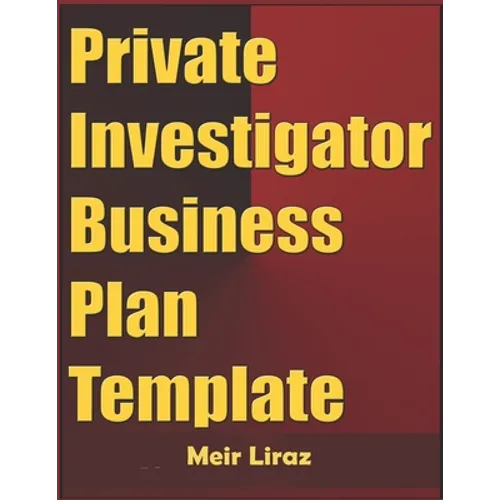 Private Investigator Business Plan Template