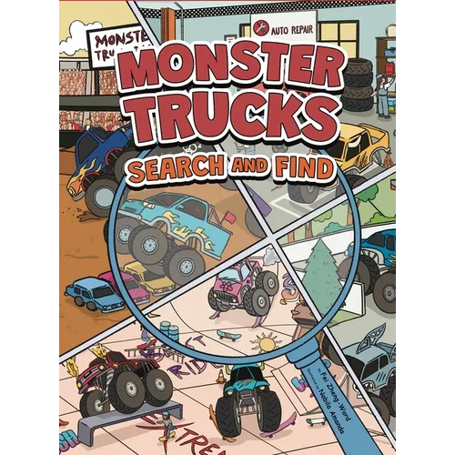 Monster Trucks Search and Find: A Fun, Imaginative, and Educational Search and Find Book for Smart and Curious Kids
