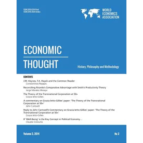 Economic Thought, Vol 3, No 2, 2014