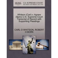 Whitson (Carl) V. Agnew (Spiro) U.S. Supreme Court Transcript of Record with Supporting Pleadings