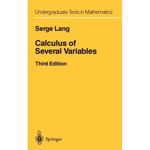Calculus of Several Variables