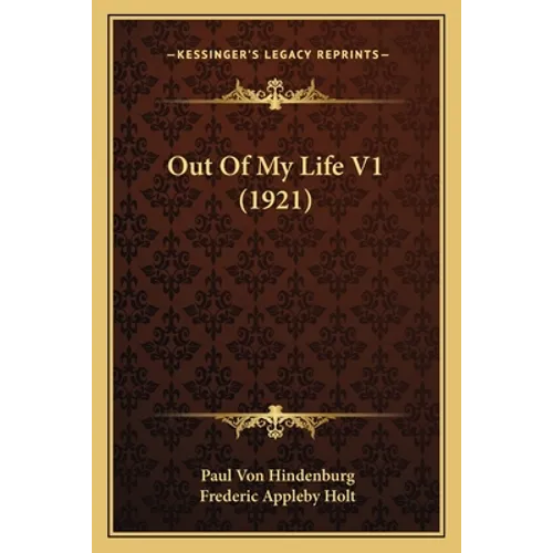 Out Of My Life V1 (1921)