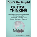 Don't Be Stupid about Critical Thinking: DontBeStupid.club Reveals 11 Principles for Problem Solving and Good Decision Making